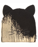 KARL LAGERFELD FW23 Knit Beanie Hat with Cat Ears