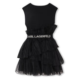 KARL LAGERFELD FW23 Pleated Organza Dress