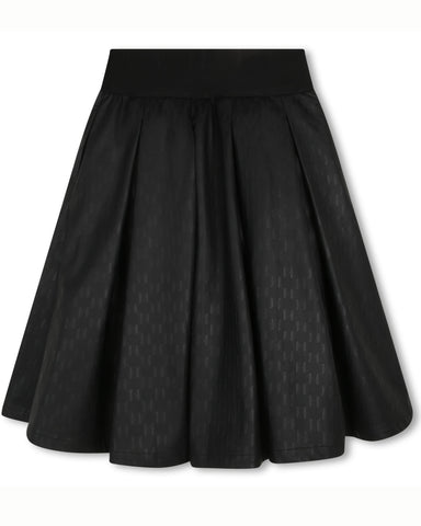 KARL LAGERFELD SS24 Pink Pleated Midi Skirt