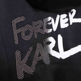 KARL LAGERFELD FW23 Jogging Zip Up Hoodie Cardigan with Logo