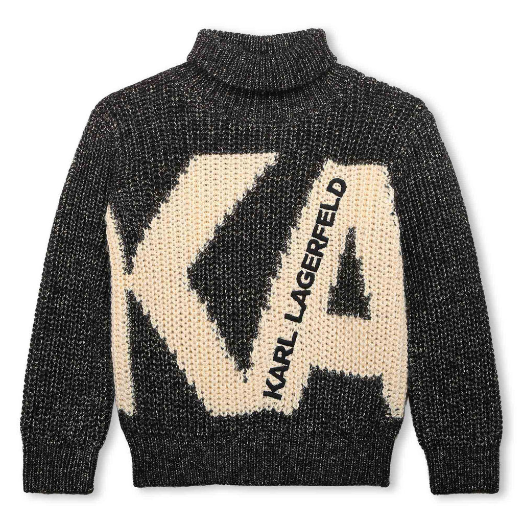 KARL LAGERFELD FW23 Logo Knit Sweater
