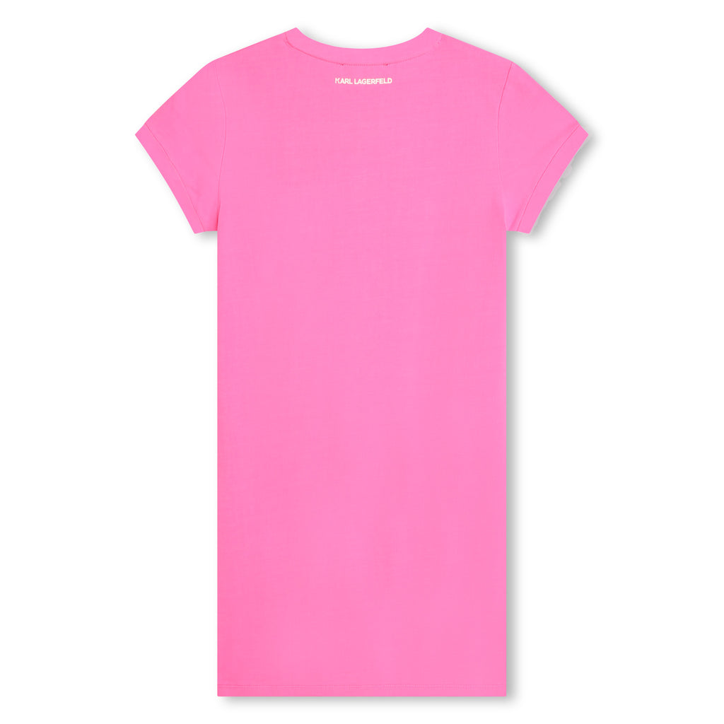 KARL LAGERFELD SS24 Ringer T-shirt Dress with Karl Iconic
