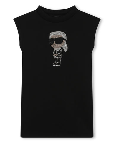 KARL LAGERFELD SS24 Ringer T-shirt Dress with Karl Iconic