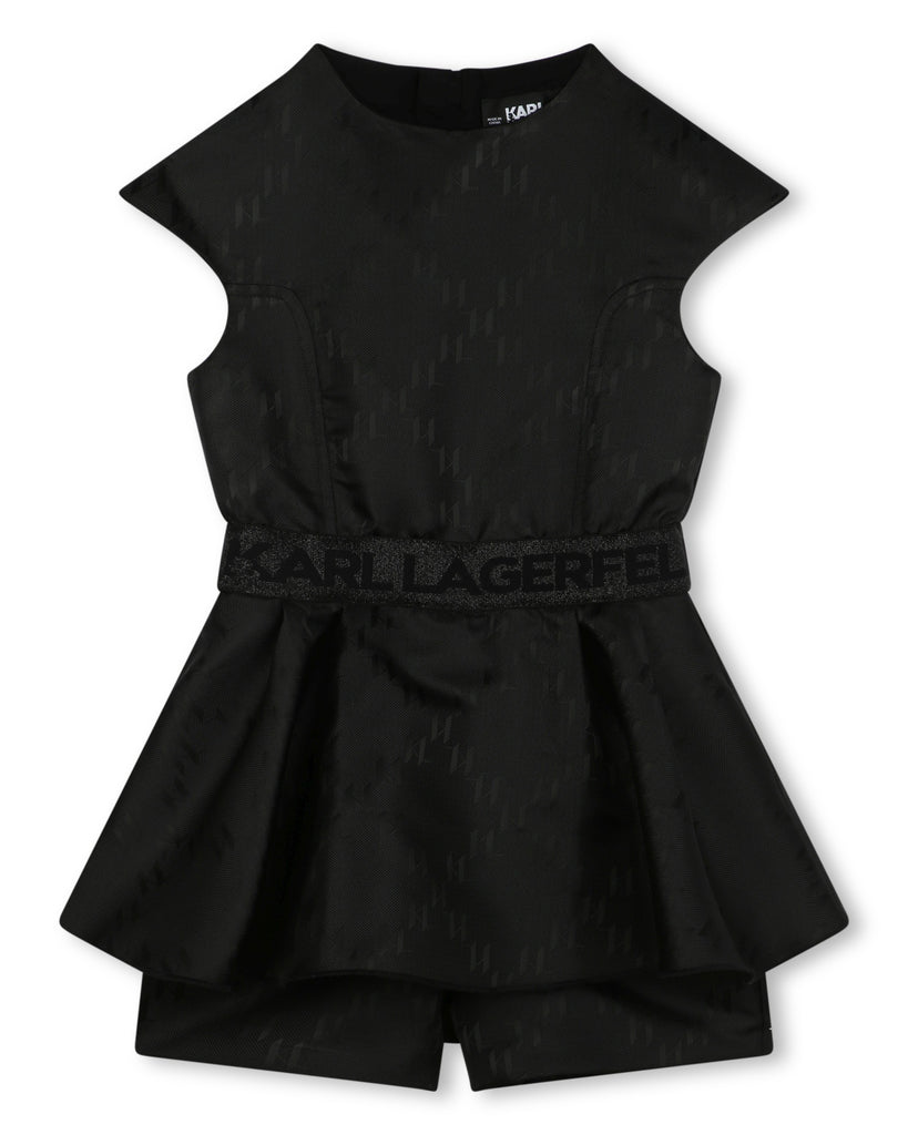 KARL LAGERFELD SS24 Romper With All-Over Diamond Monogram