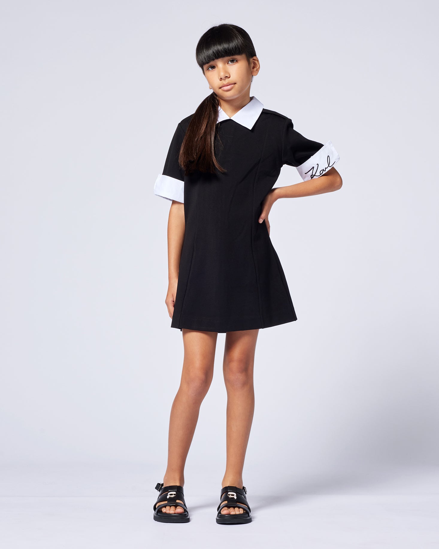 karl lagerfeld black and white dress Kids - Short-sleeved - - Girl None/Pullover Cruise 2003 Chanel by Karl