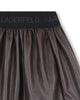 KARL LAGERFELD FW25 Mini-Me FAUX LEATHER SKIRT