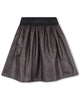 KARL LAGERFELD FW25 Mini-Me FAUX LEATHER SKIRT