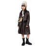KARL LAGERFELD FW25 Mini-Me FAUX LEATHER SKIRT