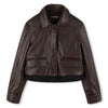 KARL LAGERFELD FW25 Mini-Me FAUX LEATHER JACKET