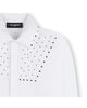 KARL LAGERFELD SS26 LONG-SLEEVED SHIRT DRESS WITH STUDS