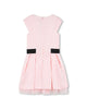 KARL LAGERFELD SS26 DRESS IN SATIN AND RESILLE