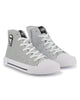 KARL LAGERFELD SS26 HIGH TOP SNEAKERS IN TEXTILE GLITTER