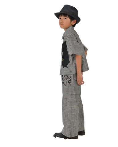 TAGO Check Ruffled Trousers