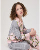 MONNALISA FALL 2026 Viscose Twill Blouse Shirt Top with Rose Design