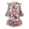 MARLO KIDS Elana Embroidered Sleeve Mini dress