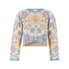 MARLO KIDS Elora Knit Floral Sweater Top