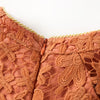 MARLO KIDS Esme Embroidered Sleeve Mini Dress in Cinnamon
