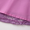 MARLO KIDS Gianna Embroidery Mini Dress in Grape