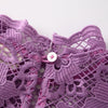 MARLO KIDS Gianna Embroidery Mini Dress in Grape