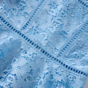 MARLO KIDS Gianna Embroidery Mini Dress in Powder Blue
