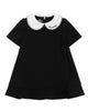 MIMISOL FALL 2026 Baby Ruffled Crepe Dress in Black