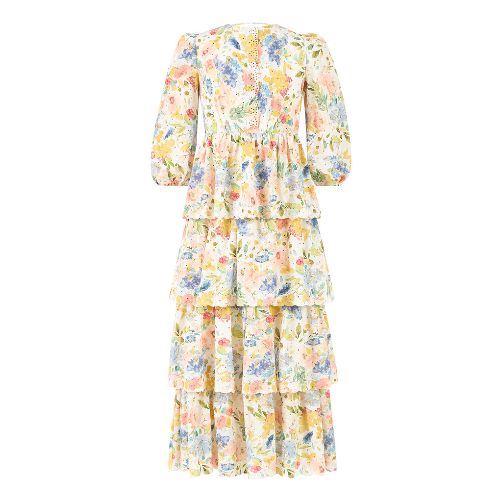 MARLO KIDS Lina Embroidered Maxi Dress