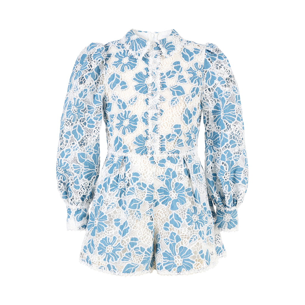MARLO KIDS Lori Embroidered Romper
