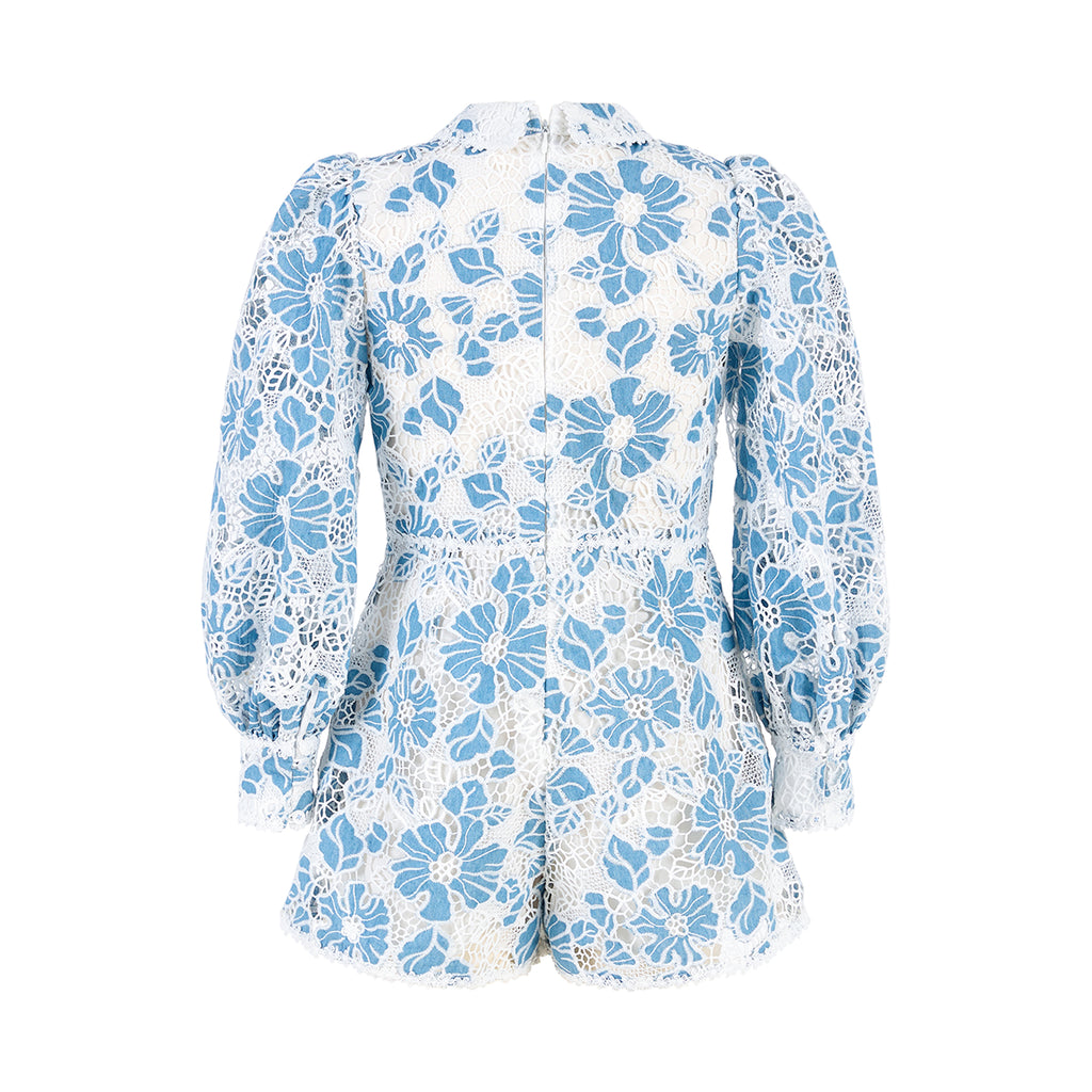 MARLO KIDS Lori Embroidered Romper