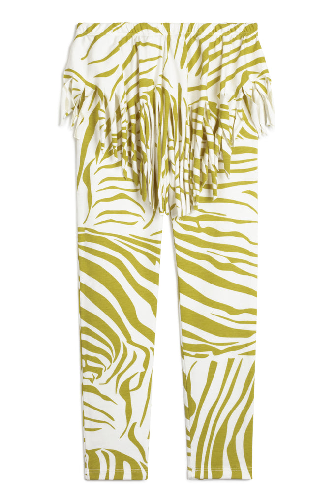 WOLF AND RITA "Bill & Tilda" Ana Leggings in Olive Zebra