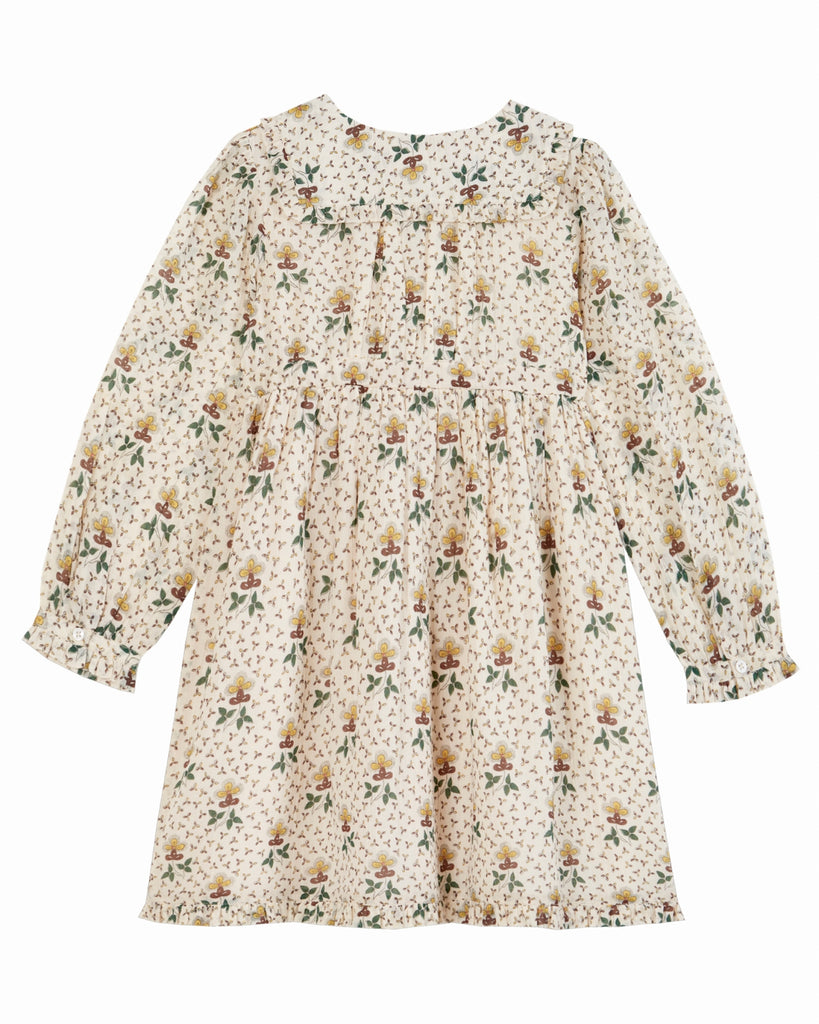 EMILE ET IDA AW23 Small Flower Bow Detail Dress