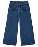 EMILE ET IDA AW23 Flower Pocket Wide Leg Denims Pants Jeans