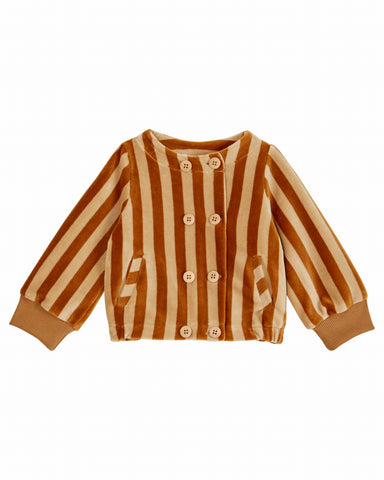 WYNKEN STRIPE KNIT CARDIGAN