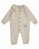 EMILE ET IDA AW23 Baby Knit Playsuit with Pockets