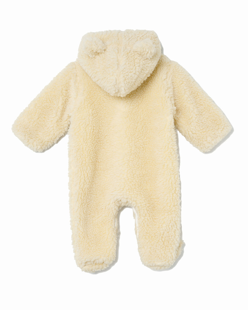 MY LITTLE COZMO "MANIFESTO n°1" Baby Faux Shearling Pram Jumpsuit