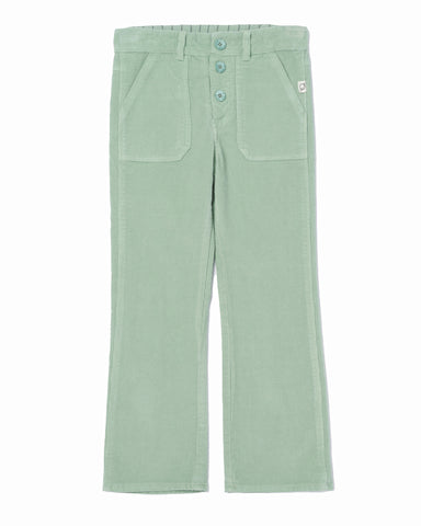 TAGO Ruffled Silk Cotton Pants