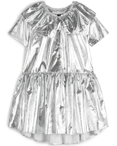 WOLF AND RITA "An Ode To Summer" CECILIA SILVER BLOUSE TOP