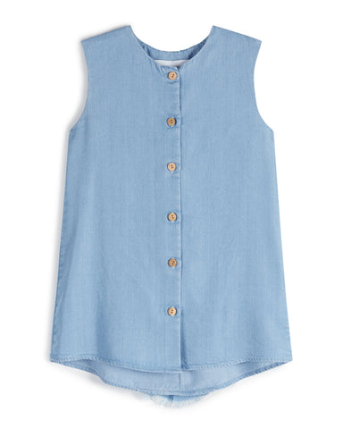 WOLF AND RITA "An Ode To Summer" PILAR SAILOR SLEEVELESS TOP