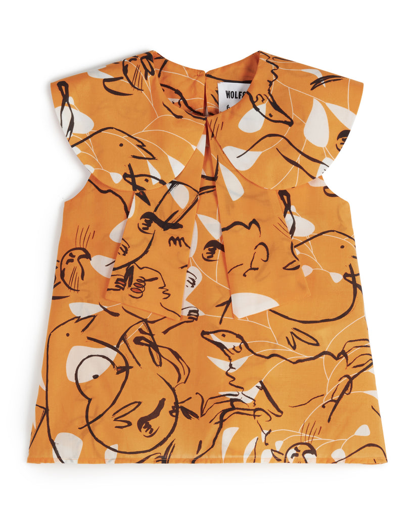 WOLF AND RITA "An Ode To Summer" GABRIELA MOBILES BLOUSE TOP