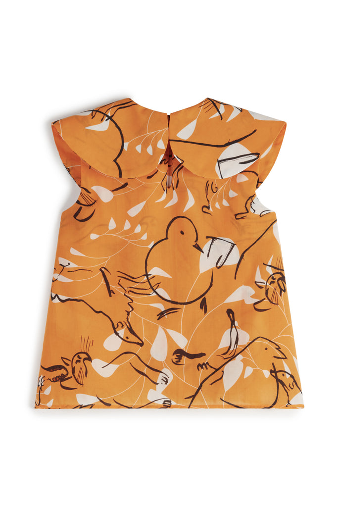 WOLF AND RITA "An Ode To Summer" GABRIELA MOBILES BLOUSE TOP