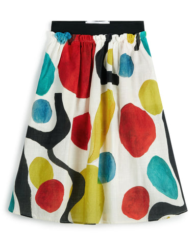 WOLF AND RITA "An Ode To Summer" SIMONE COSMOS MIDI SKIRT