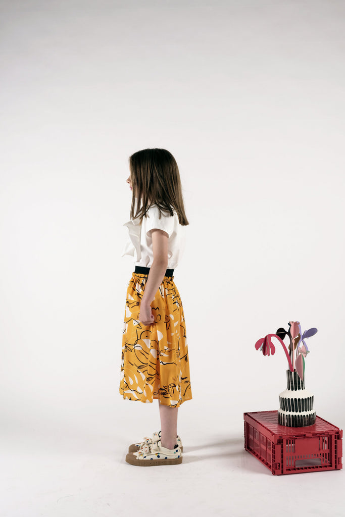 WOLF AND RITA "An Ode To Summer" SILVINA MOBILES MIDI SKIRT