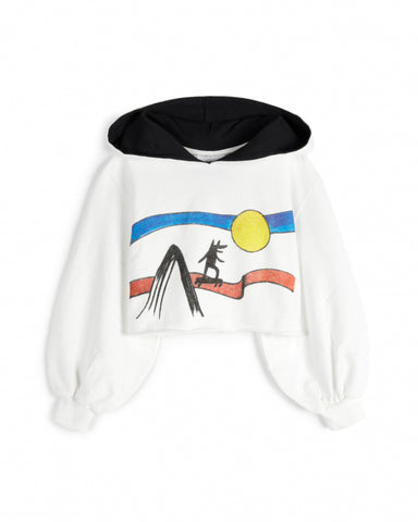 WOLF AND RITA "An Ode To Summer" DÁLIA COSMOS HOODED SWEATSHIRT