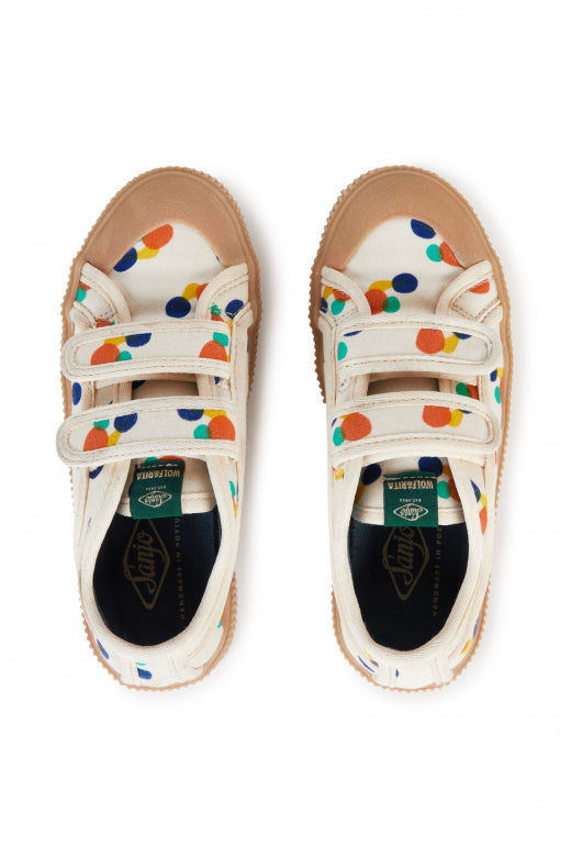 WOLF AND RITA "An Ode To Summer" LOW TOP COSMOS TRAINERS