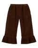 EMILE ET IDA AW24 Ruffled Corduroy Pants