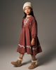 C'ERA UNA VOLTA Kana Dress in Rust