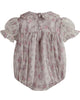 C'ERA UNA VOLTA Baby Vienna Romper in Pink Roses