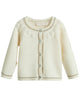 C'ERA UNA VOLTA Baby Gabriella Cardigan in Cream