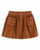 EMILE ET IDA FW25 CORDUROY FLOWER POCKET SKIRT