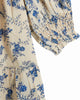 EMILE ET IDA FW25 ORCHID BLUE SMOCKED DRESS