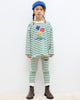 WEEKEND HOUSE KIDS 'THE GOOD NEWS CLUB' Winter garden Striped leggings
